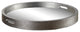 Uttermost Bechet Round Tray, Silver