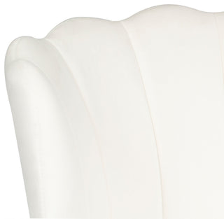 Alana Vanity Chair With 360 Degrees Swivel, White