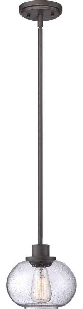 Quoizel TRG1508OZ One Light Mini Pendant Trilogy Old Bronze
