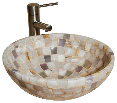 L-VMR-SS-16WL Polished #12 Vessel Sink