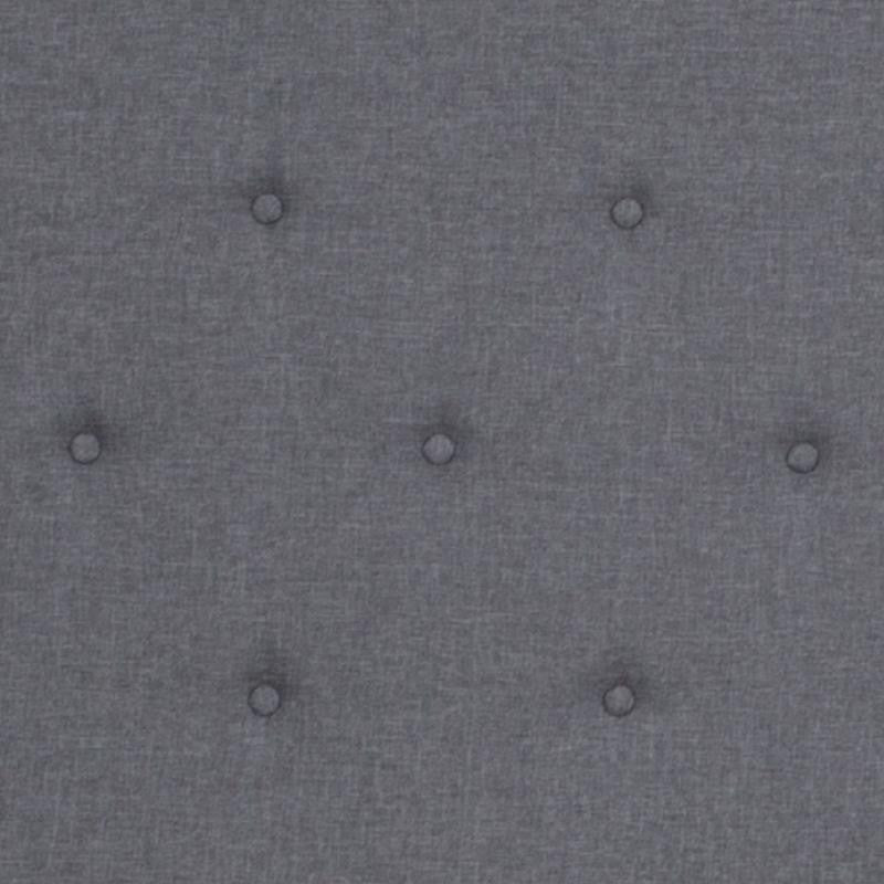 Roxbury Tufted Upholstered Platform Bed -10 Inch Foam & Pocket Spring Mattress, Light Gray, Full