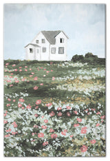 House on the Hillside 20x30 Canvas Wall Art