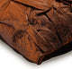 Pintucks & Textured Copper Faux Leather 20"x20" Pillow Cover, Stunning Bronzer