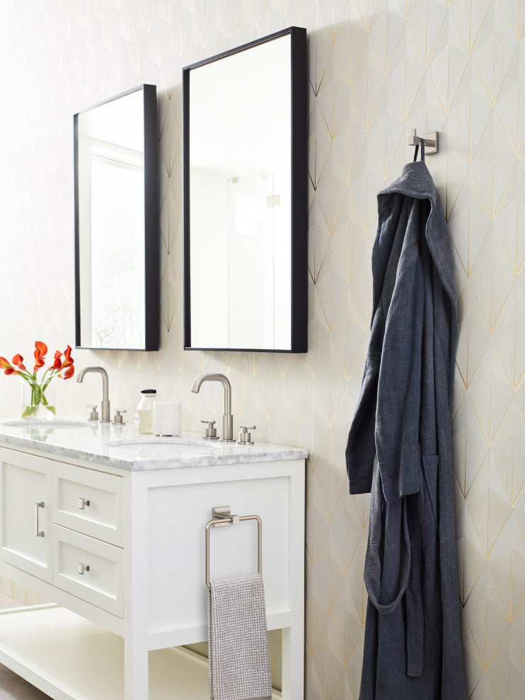 Appoint Traditional Single Robe Hook, Brushed Nickel