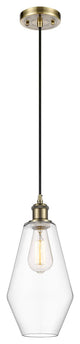 Innovations 516-1P-AB-G652-7 1-Light Mini Pendant, Antique Brass