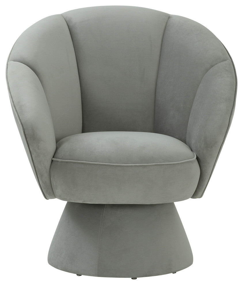 TOV Furniture Allora Grey Accent Chair