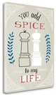 "Spice To Life" By Oliver Towne, Giclee Print on Gallery Wrap Canvas