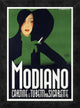 "Modiano" Framed Canvas Giclee by Franz Lenhart, 14"x18"