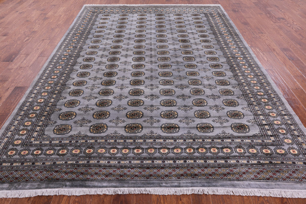8' 4" X 10' 10" Silky Bokhara Hand-Knotted Wool Rug - Q15628