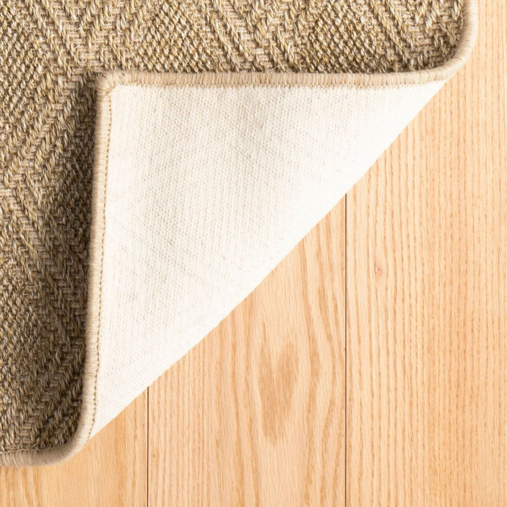 Dash & Albert Diamond Natural Woven Sisal Rug, Natural, 8' x 10'