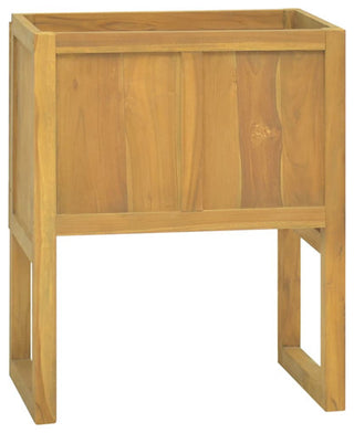 vidaXL Bathroom Cabinet Bathroom Cupboard Storage Cabinet Solid Wood Teak