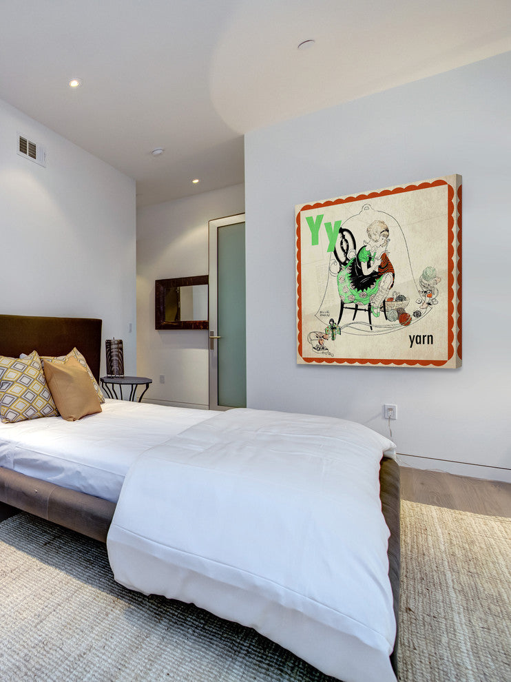 "Yarn" Painting Print on Canvas by Curtis