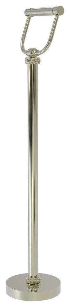Free Standing Toilet Tissue Holder, Polished Nickel
