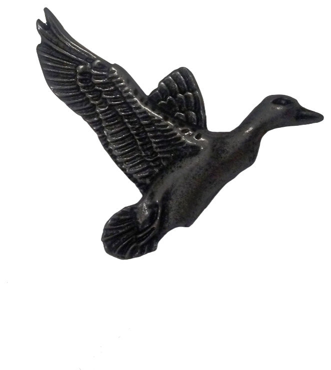Mallard Duck Cabinet Knob, Pewter