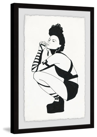 "Punk Style" Framed Painting Print, 24"x36"