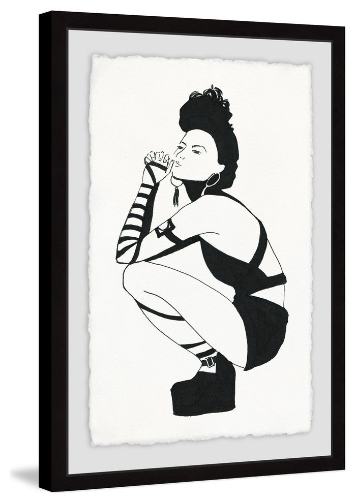 "Punk Style" Framed Painting Print, 24"x36"