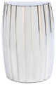 Silver Decorative Stool