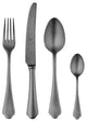 Dolce Vita Cutlery Set 4 Pcs. Black Gold Pewter