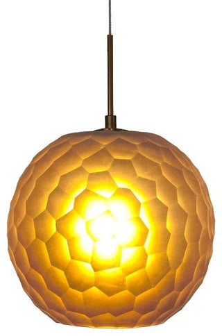 Light Low Voltage Pendant And Canopy Kit, Amber Bronze, Amber Bronze