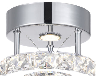 Ring LED Flush Mount With Chrome Finish