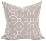 Howard Elliott Davida Kay 24"x24" Trellis Slate, Down Insert