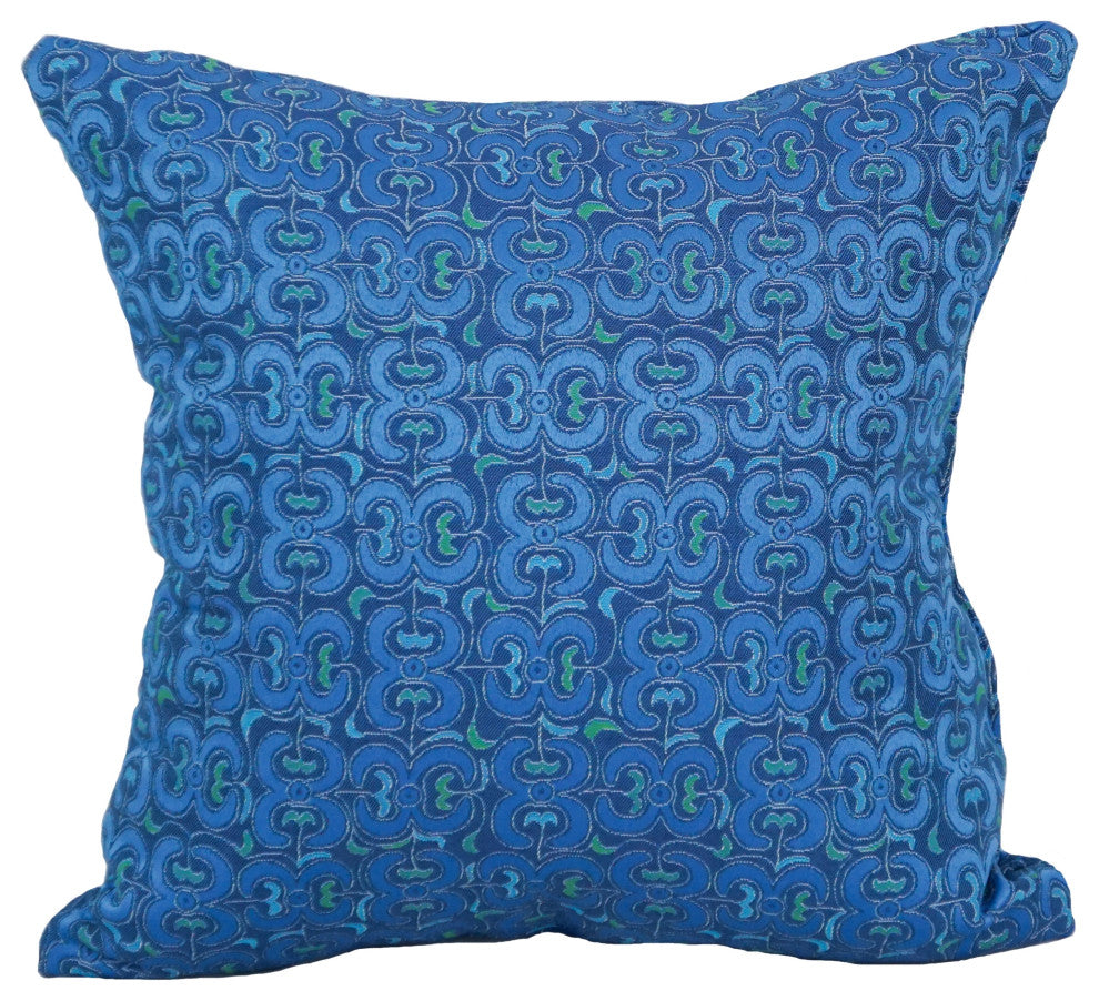 17" Jacquard Throw Pillows With Inserts, Set of 4, Mahlika Caspia