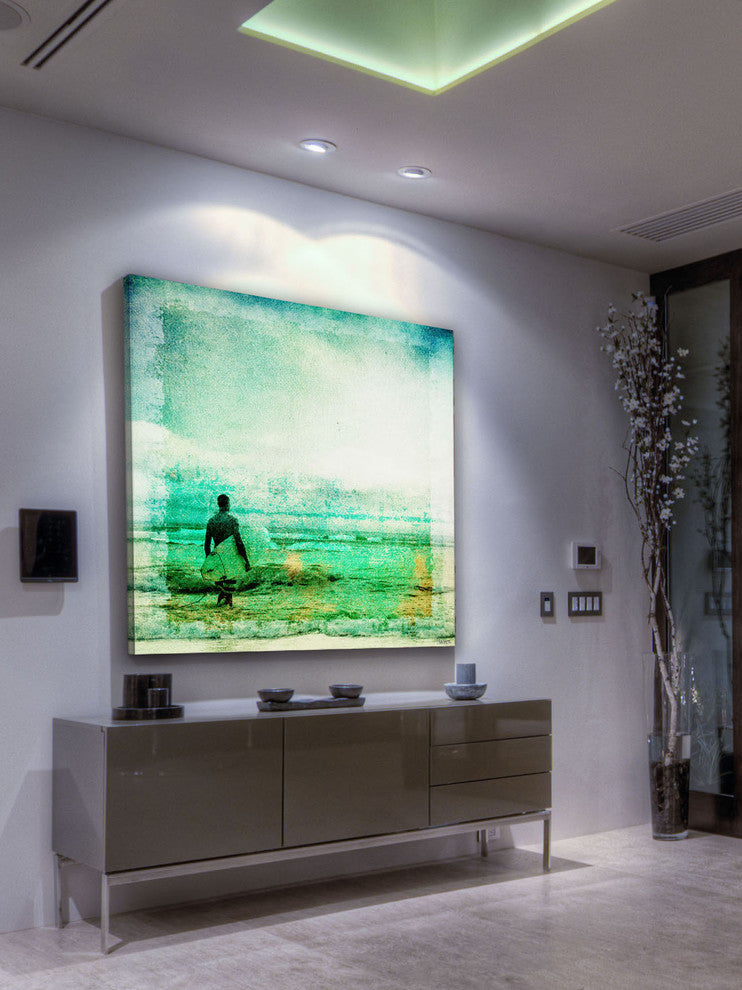 "County Line" Fine Art Canvas Print, 40"x40"