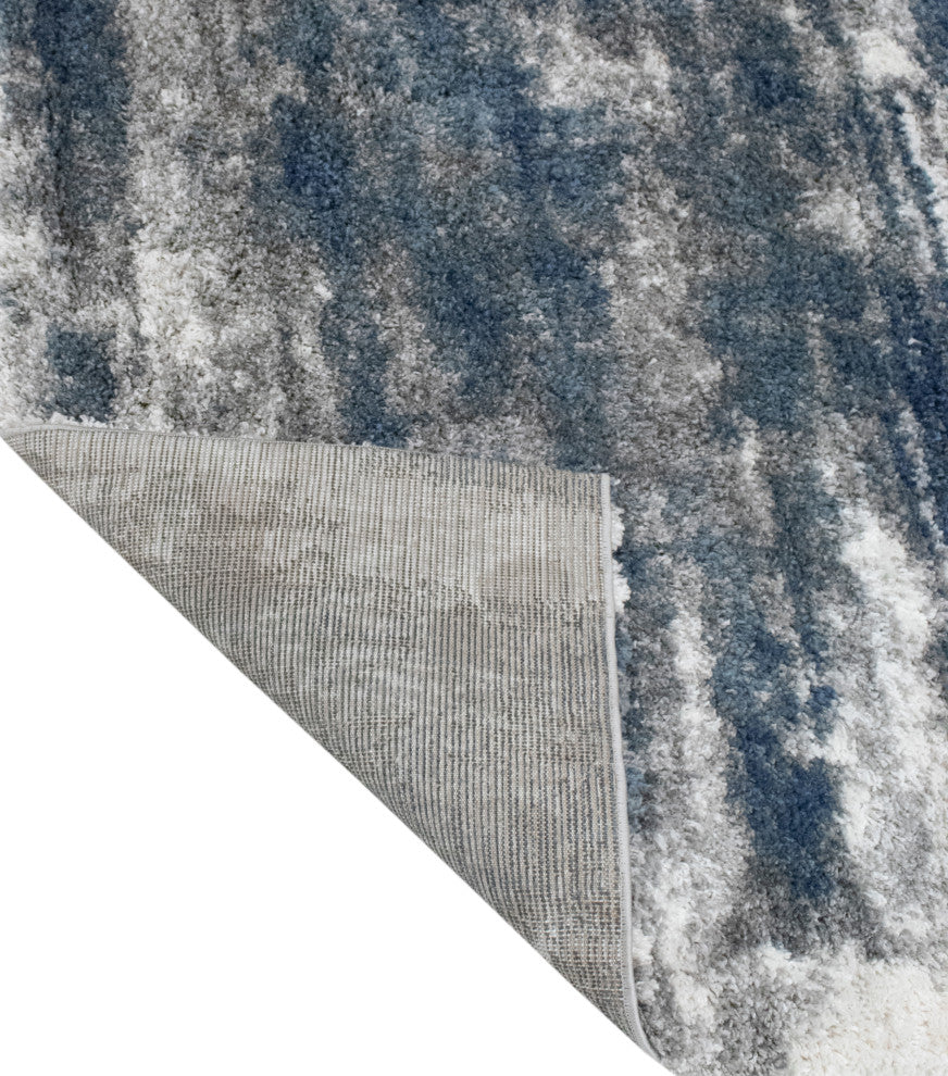 Noori Rug Shag Madison Blue/Grey Rug