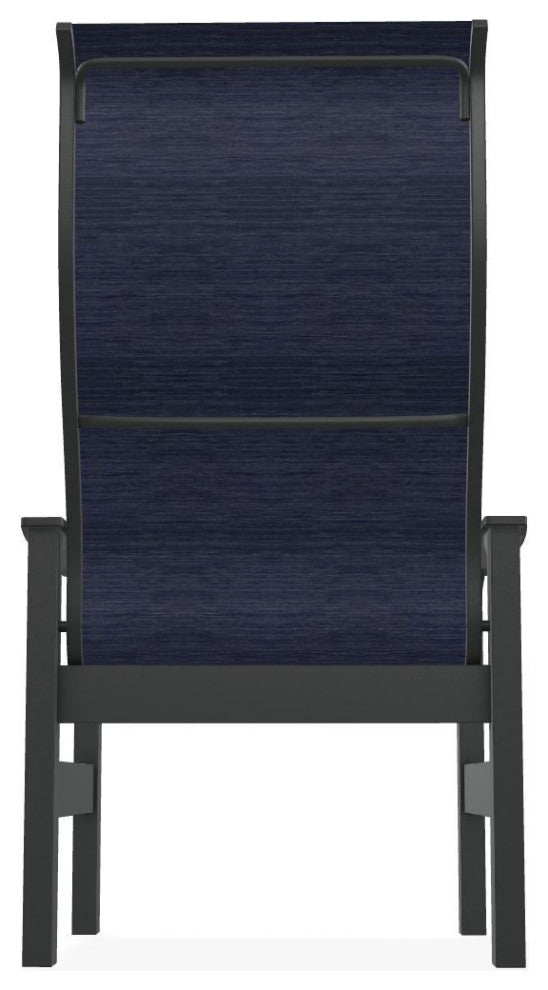 Leeward Sling Outdoor Supreme Armchair, Collect Indigo/Graphite