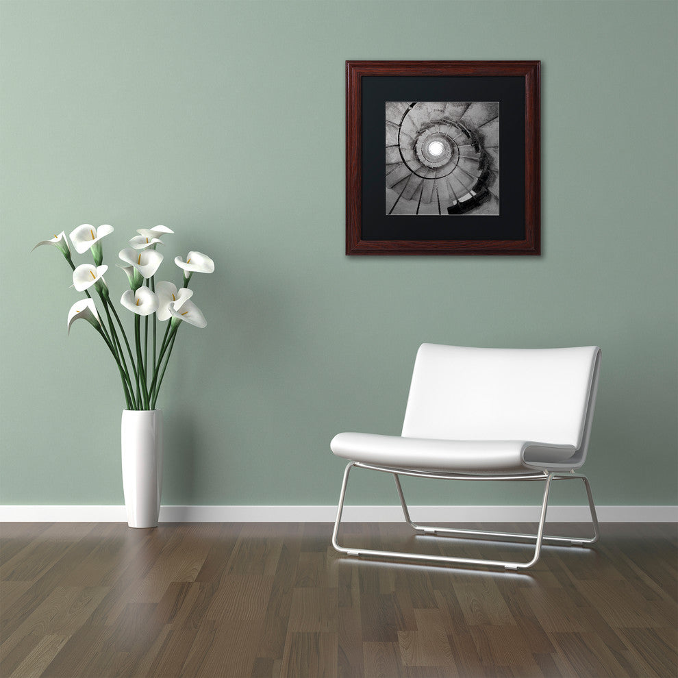 Alan Blaustein ''Veneto I'' Art, Wood Frame, Black Mat, 11x11