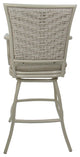 Set of 3, Outdoor/Indoor Erin Counter/Bar Stool, Knobbly Taupe on Beige, 30"