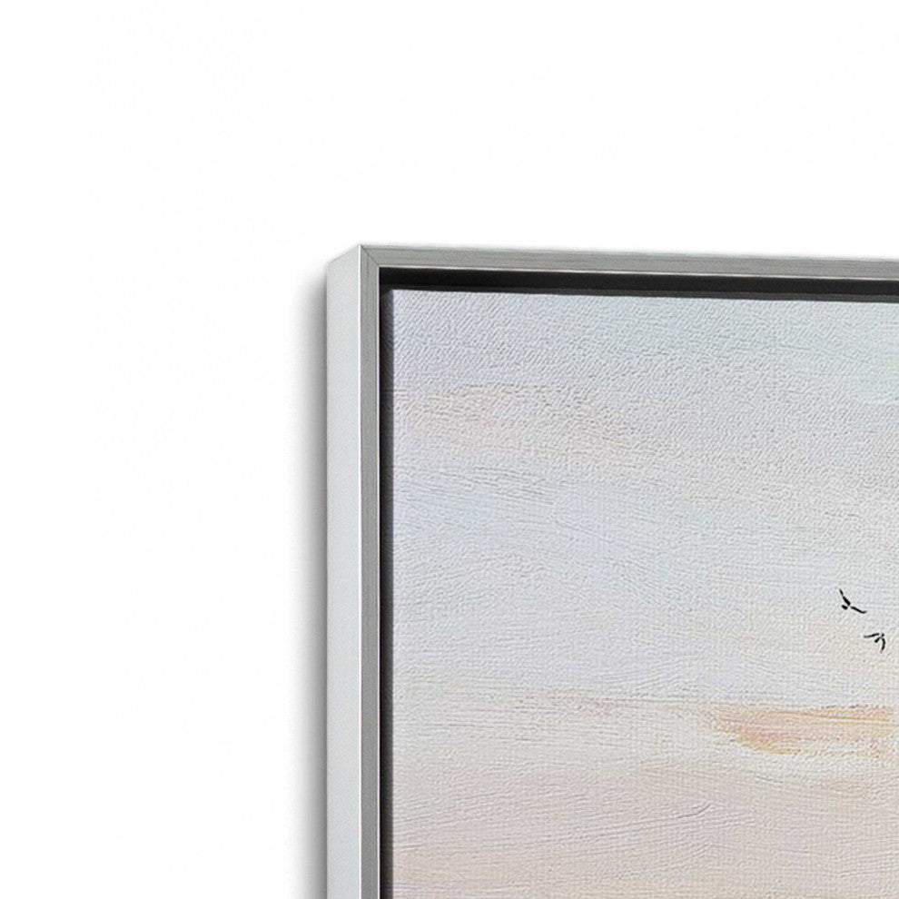 "Skyscape Serenade" - Pastoral Elegance Canvas Art Print