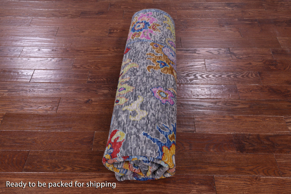 Turkish Oushak Hand-Knotted Wool Rug 8' 1" X 10' 2" - Q16068