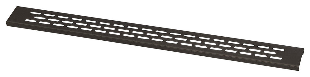 27" Linear Drain Metal Grate, Oil Rubbed Bronze, Oval