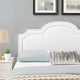 Headboard, Nailhead, King California Size, White, Velvet, Modern, Mid Century