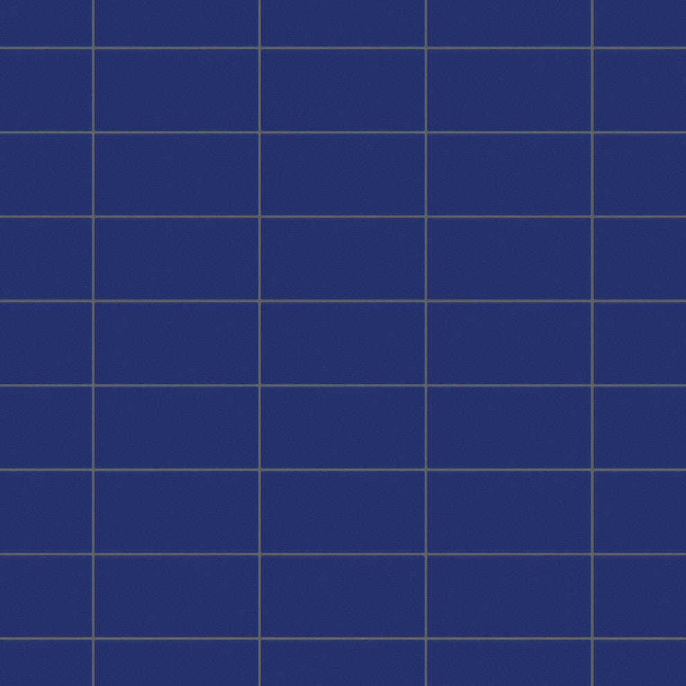 Piscina Brick Porcelain Floor and Wall Tile Sample, Blue