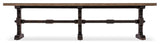 Americana Trestle Rectangle Wood Cocktail Table in Black by Hooker Furniture