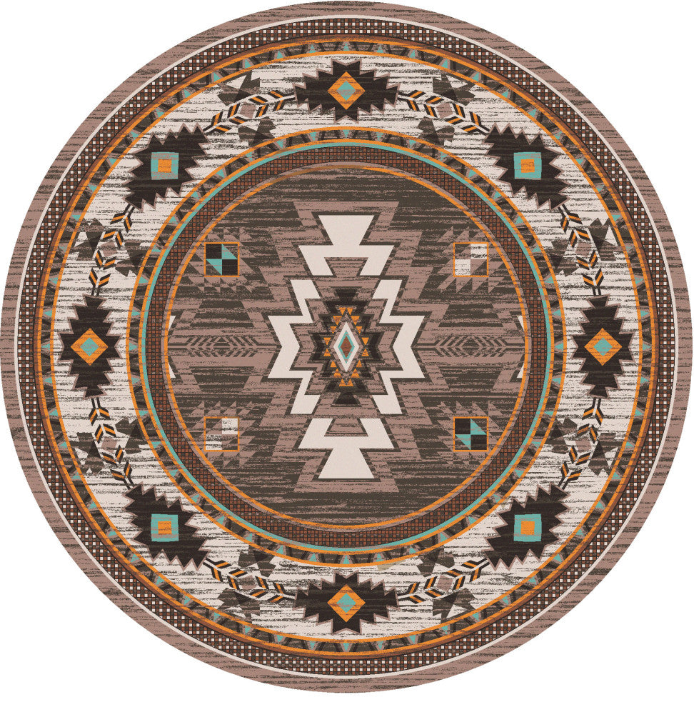 Barrel, Brown, 8' Round
