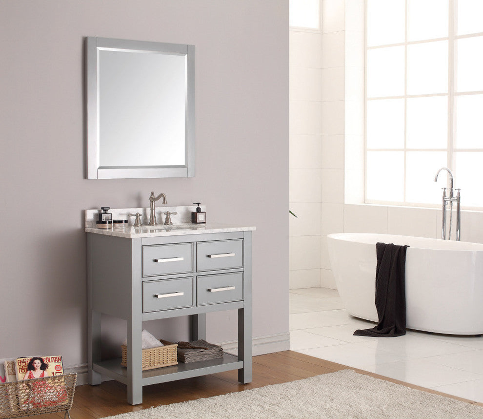 Avanity Brooks 30" Vanity Only, Chilled Gray Finish