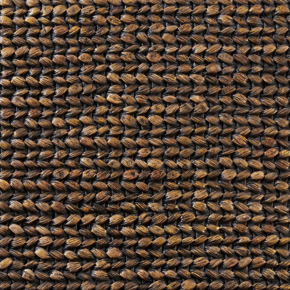 Water Hyacinth Woven Placemats, Set of 4, 14"x19", Black