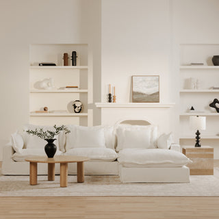 Olivia Slipper Chair White