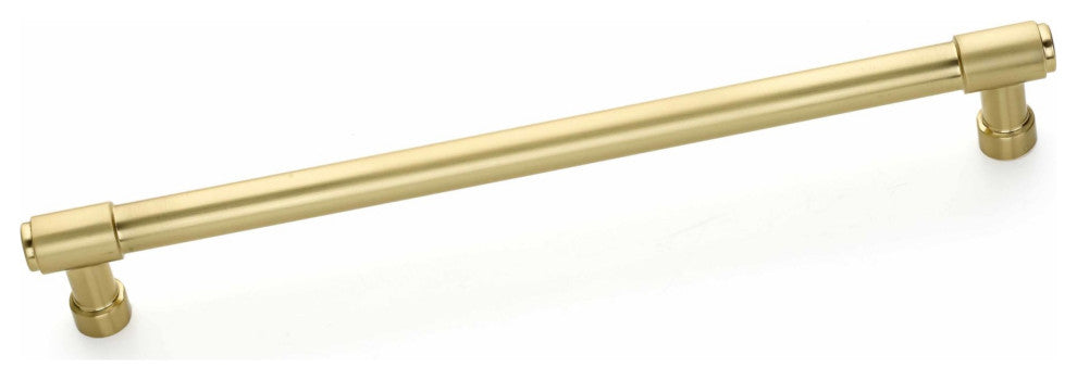 Emtek 86692 Jasper 12 Inch Center to Center Bar Cabinet Pull - Satin Brass