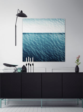 "Waves" Print on Canvas, 40"x40"