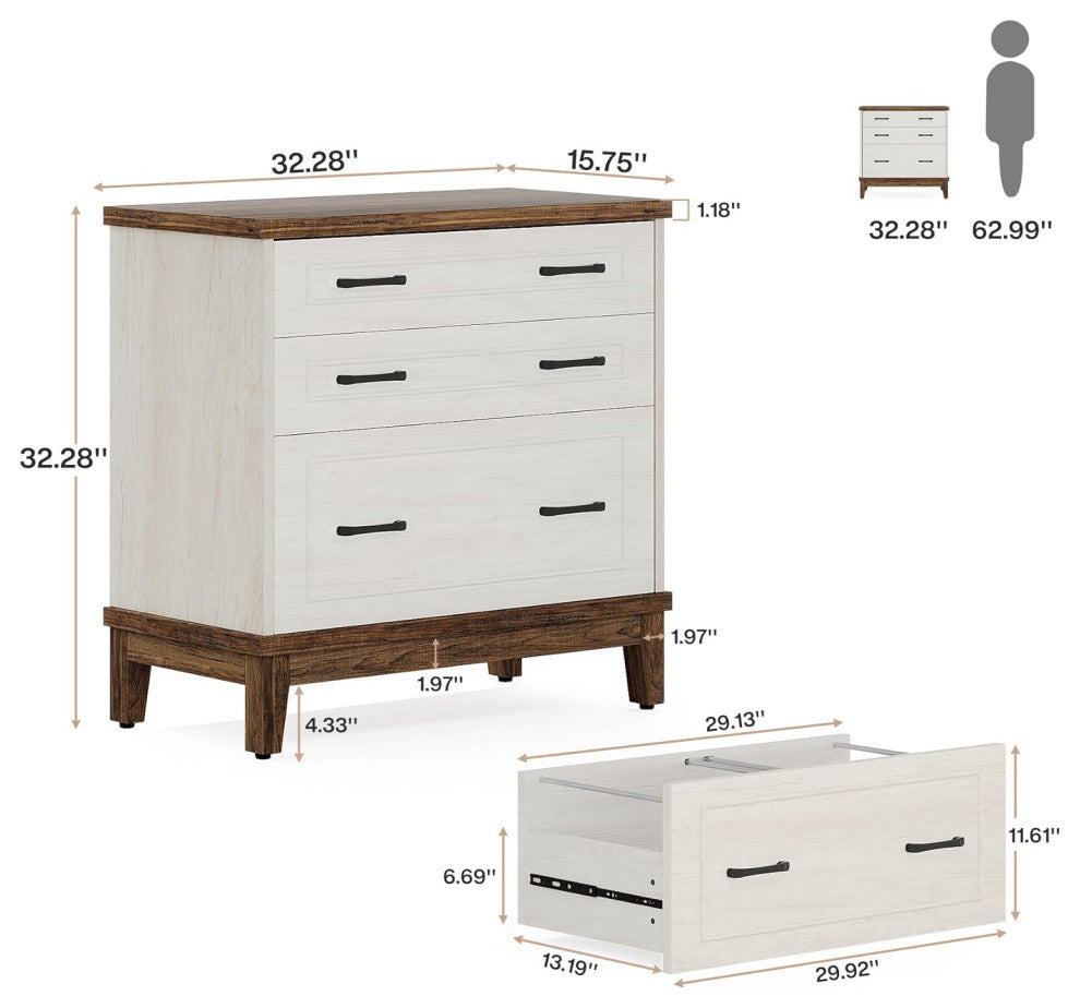 Tribesigns File Cabinet, Filing Cabinet, Office Storage Cabinet Printer Stand