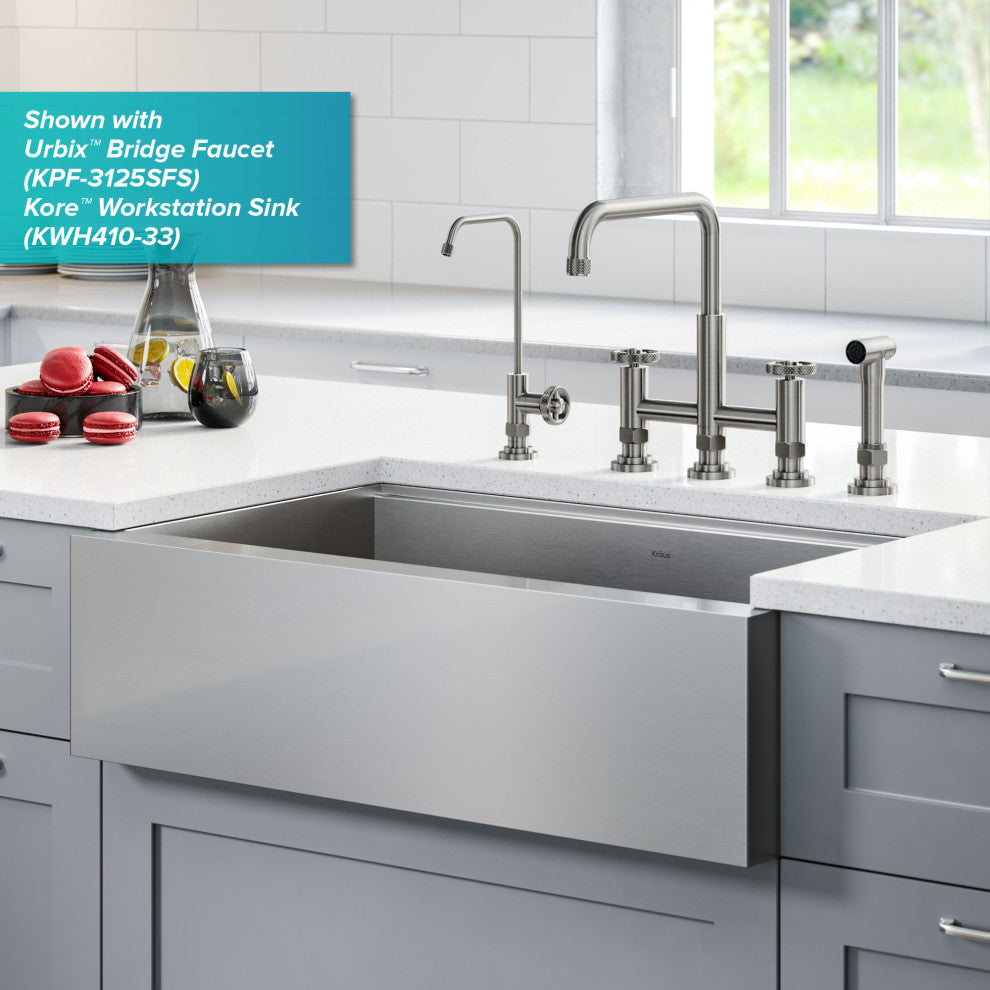 Urbix Drinking Water Dispenser Beverage Kitchen Faucet, SF Stainless Steel