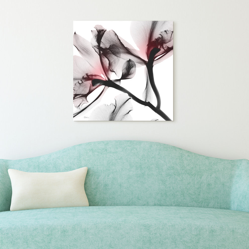 "Coral Luster 2" Frameless Free Floating Panel Graphic Wall Art, 24"x24"