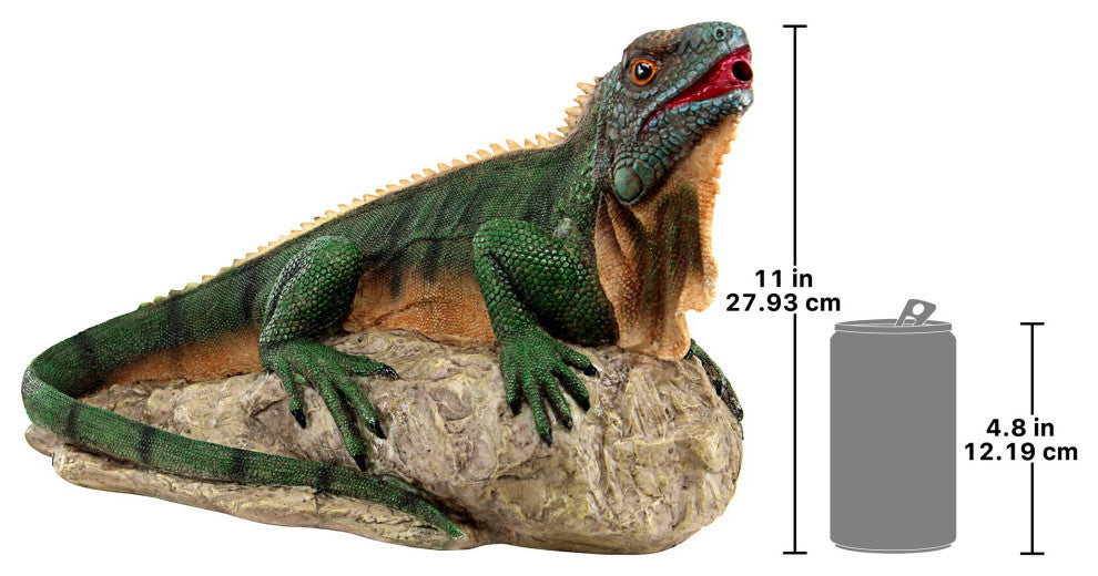 Ike the Iguana Spitter Piped Statue