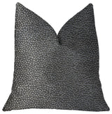 Eloquent Haze Silver Luxury Throw Pillow, 20"x20"