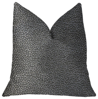Eloquent Haze Silver Luxury Throw Pillow, 20"x20"