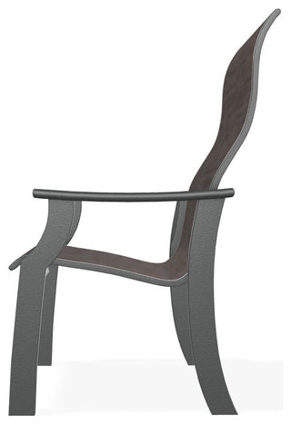 St. Catherine Sling Outdoor Armchair, James/Graphite